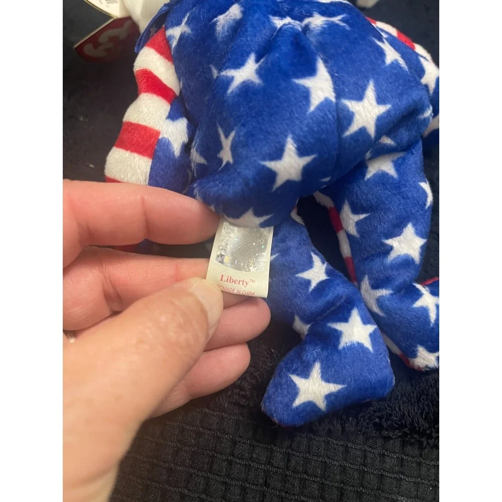Ty Beanie Baby 2002 Liberty (7-14-2001) P.E. Pellets